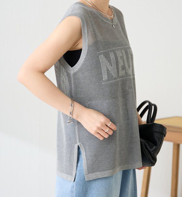  「メッシュロゴフレンチニット」|ニット・セーター|