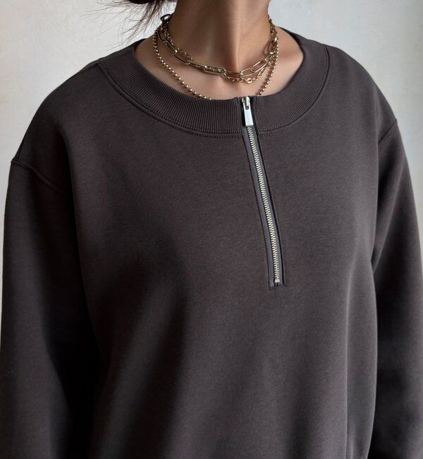  「【WEB限定】ハーフジップドッキングワンピース」|ワンピース|