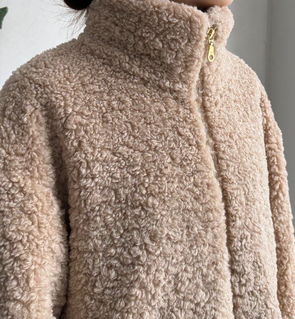  「【インフルエンサーOKOCHI企画】ボアブルゾン」|その他|