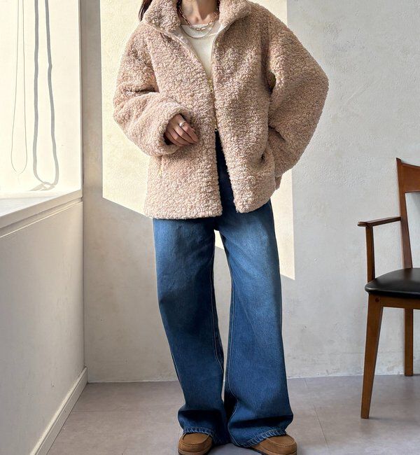  「【インフルエンサーOKOCHI企画】ボアブルゾン」|その他|