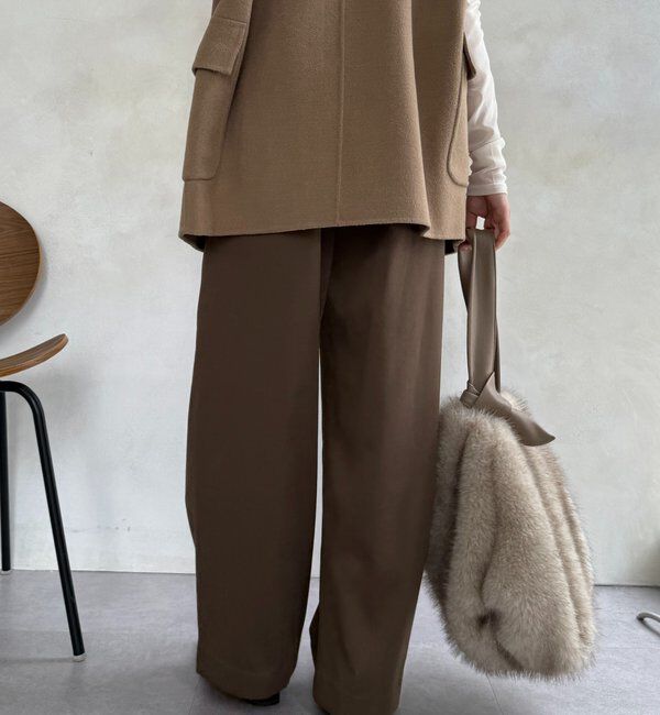  「裏起毛ボンディングパンツ」|チノ|