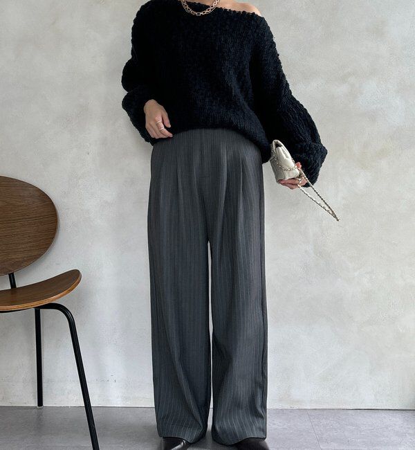  「裏起毛ボンディングパンツ」|チノ|