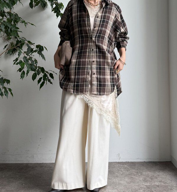  「【WEB限定】チェックシャツ」|シャツ・ブラウス|