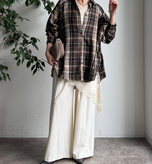  「【WEB限定】チェックシャツ」|シャツ・ブラウス|