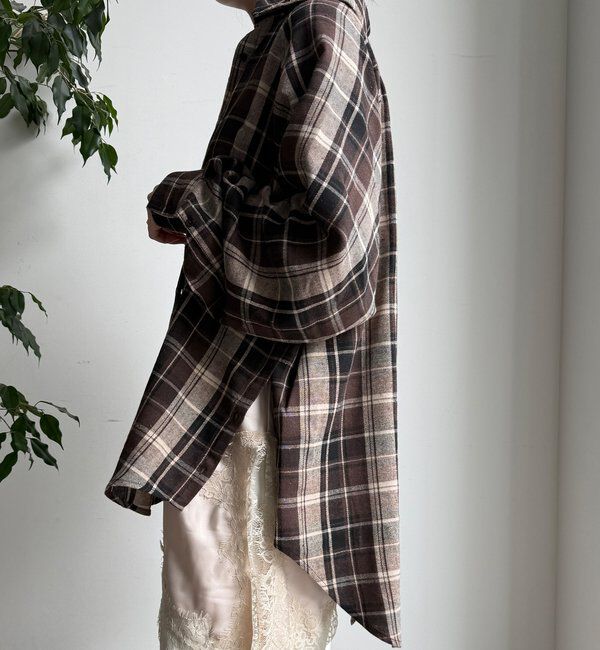  「【WEB限定】チェックシャツ」|シャツ・ブラウス|