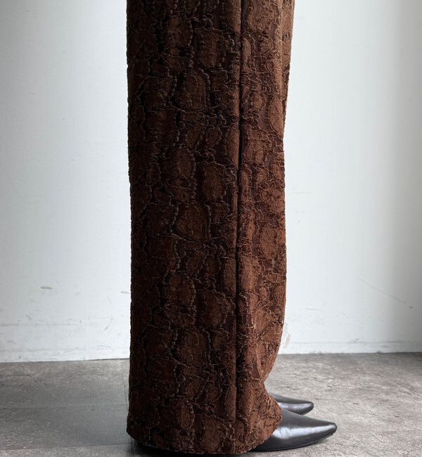  「【WEB限定】起毛レースイージーパンツ」|チノ|