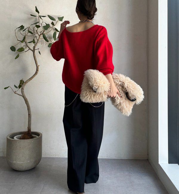  「ソフト起毛ストレッチパンツ」|チノ|