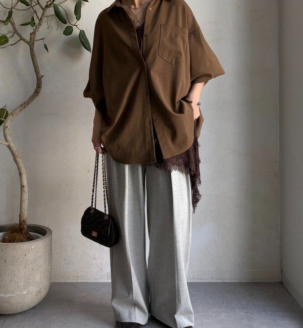  「ソフト起毛ストレッチパンツ」|チノ|