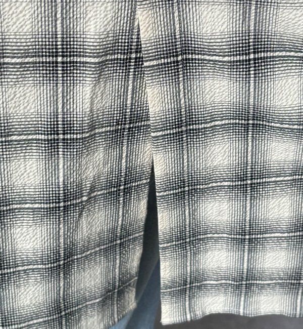  「【WEB限定】バックチェックサッカーシャツ」|シャツ・ブラウス|