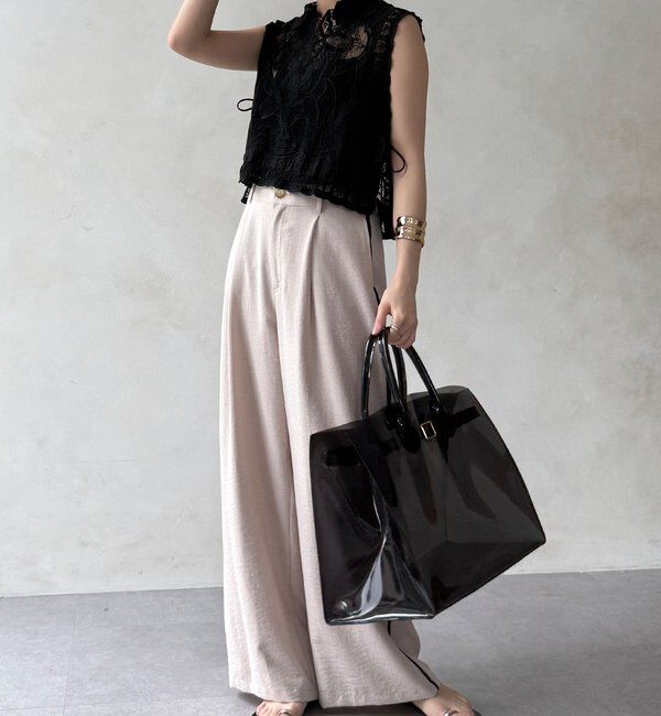  「【WEB限定】タンブラーオックスサイドラインパンツ」|チノ|