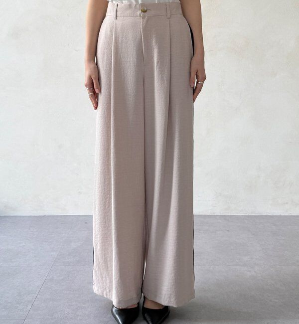  「【WEB限定】タンブラーオックスサイドラインパンツ」|チノ|