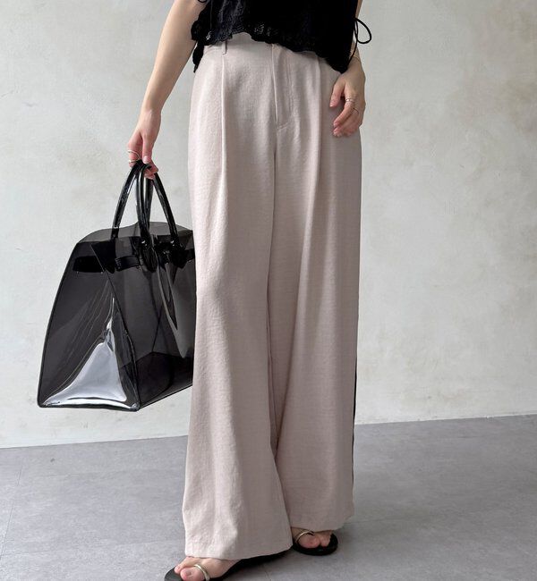  「【WEB限定】タンブラーオックスサイドラインパンツ」|チノ|