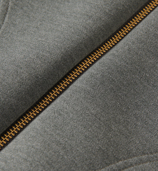  「【WEB限定/キレイめ上品】スポンジダンボールZIPパーカーカットソー」|パーカー|