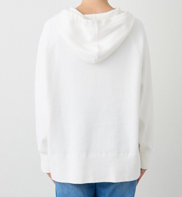  「【ロングシーズン活躍】スエットライクフーディニット」|ニット・セーター|