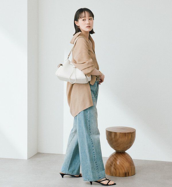  「【収納力抜群】2WAYサイドポケット巾着ショルダー」|ショルダー・メッセンジャー|