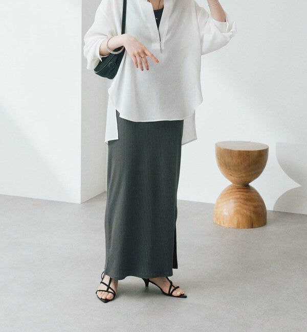  「予約【涼し気な抜け感】メッシュスキッパーシャツ」|シャツ・ブラウス|