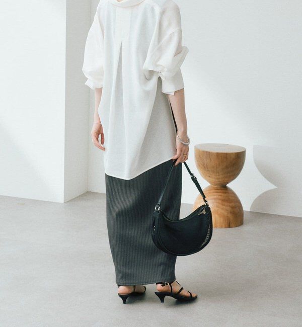  「予約【涼し気な抜け感】メッシュスキッパーシャツ」|シャツ・ブラウス|