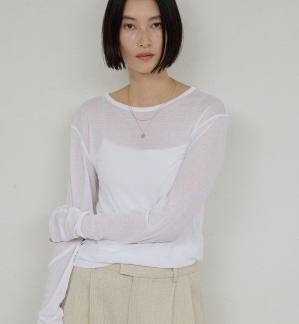 La nature linge「【La nature linge】NEWロングスリーブTシャツ」|Tシャツ・カットソー|