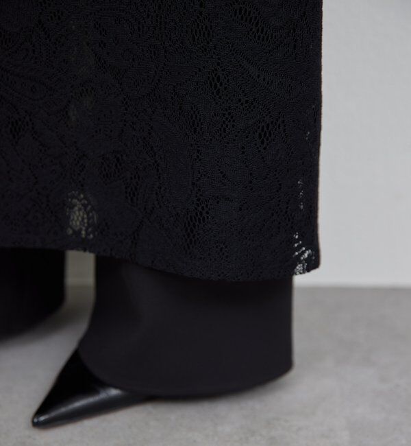  「ストレッチレースワンピース」|ワンピース|