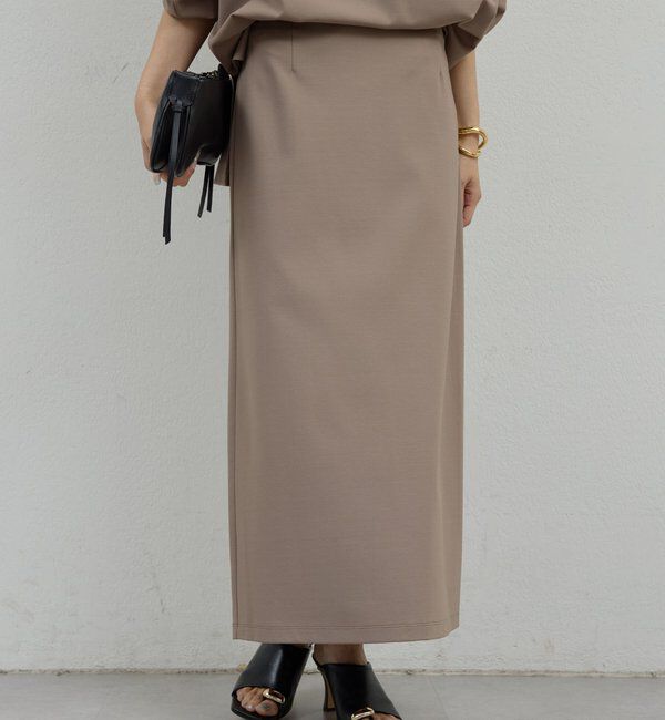  「ポンチタイトスカート」|スカート|モカ