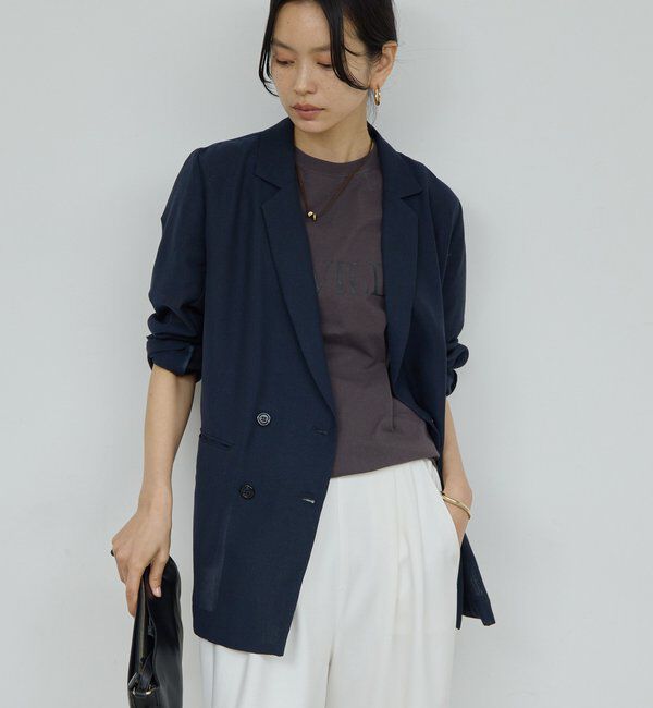  「【WEB限定】【サイズ展開あり】メッシュジャケット」|テーラードジャケット|