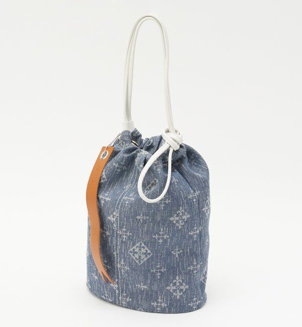  「デニムジャガード3WAY巾着バッグ」|ショルダー・メッセンジャー|