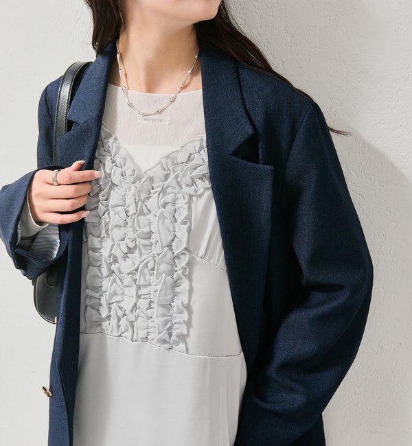  「フリルデザインキャミ ワンピース」|その他|