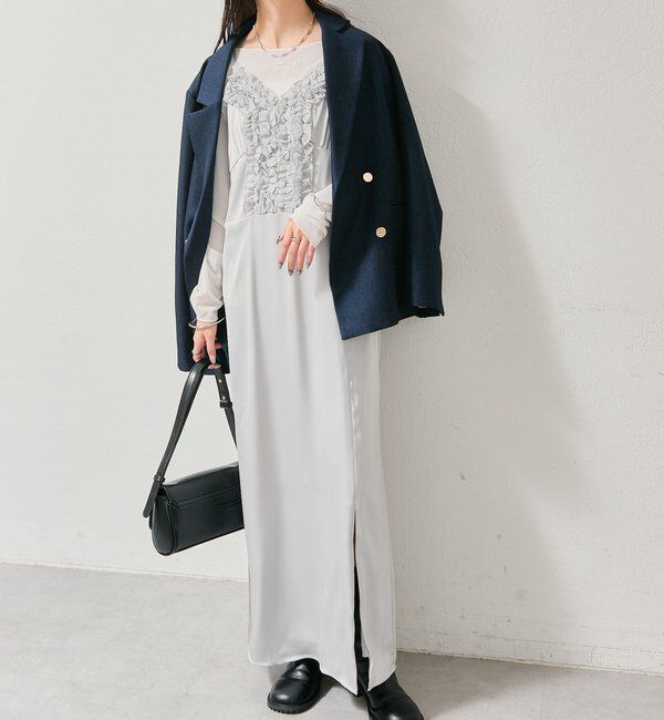  「フリルデザインキャミ ワンピース」|その他|