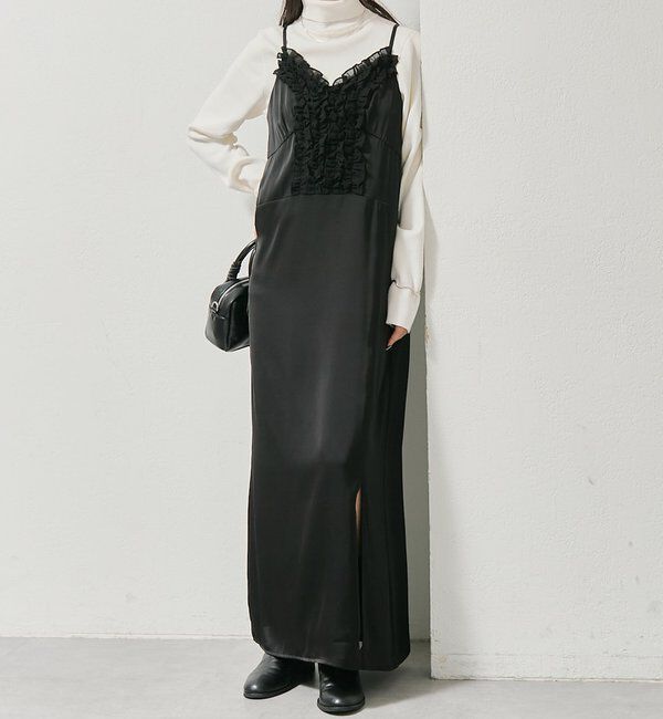  「フリルデザインキャミ ワンピース」|その他|