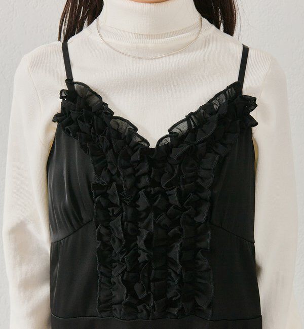  「フリルデザインキャミ ワンピース」|その他|