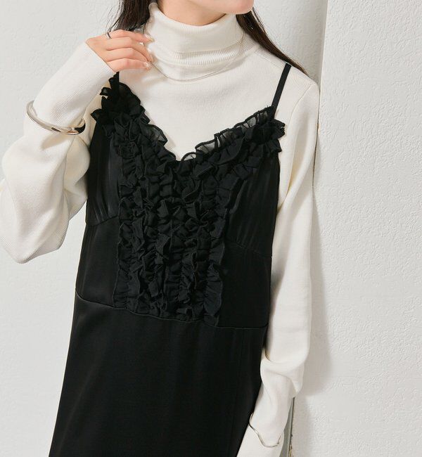  「フリルデザインキャミ ワンピース」|その他|