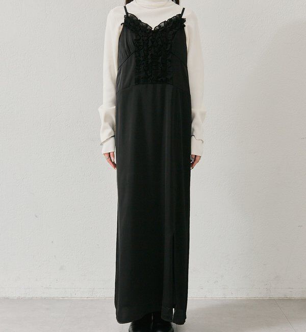  「フリルデザインキャミ ワンピース」|その他|