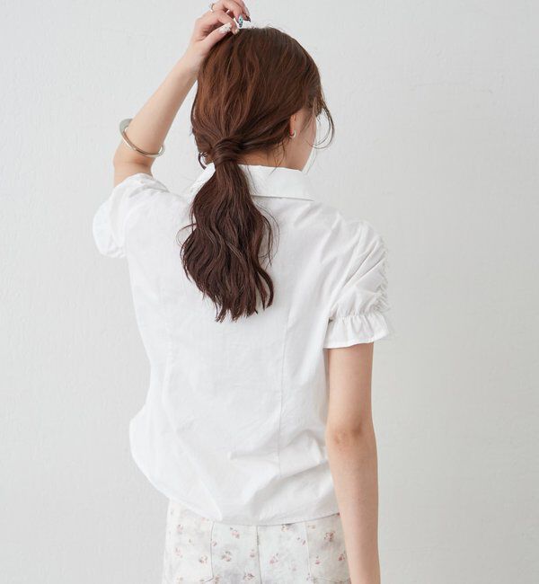  「シャーリングシェイプシャツ」|シャツ・ブラウス|