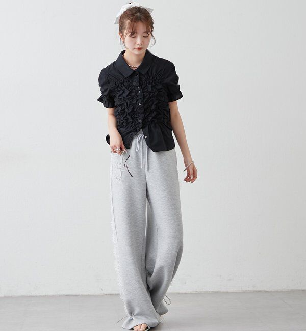  「シャーリングシェイプシャツ」|シャツ・ブラウス|