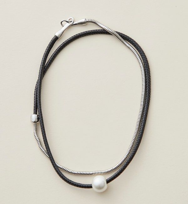  「Lara MIXロングネックレス」|リング|