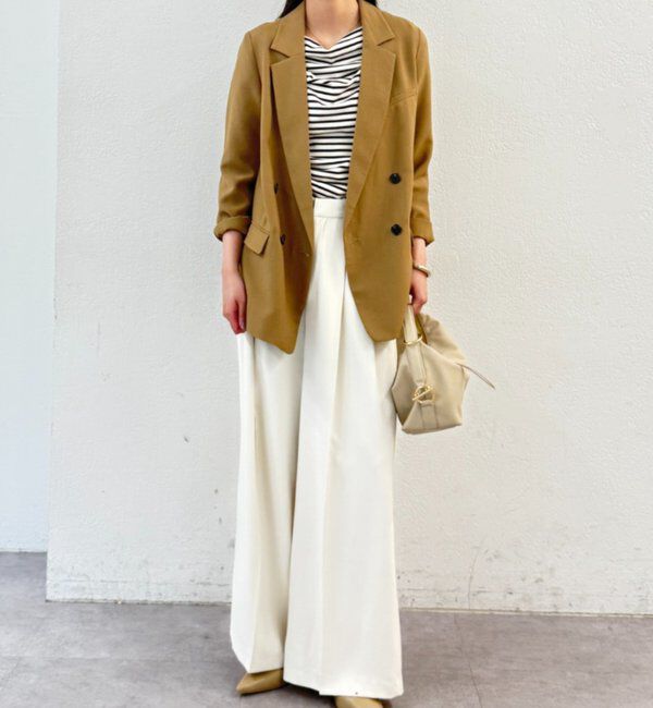  「麻調合繊ジャケット」|テーラードジャケット|