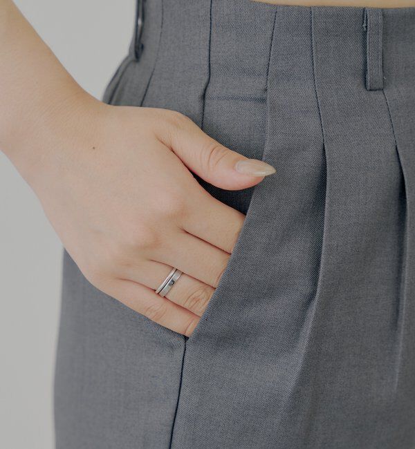  「フロントタックショートパンツ」|チノ|