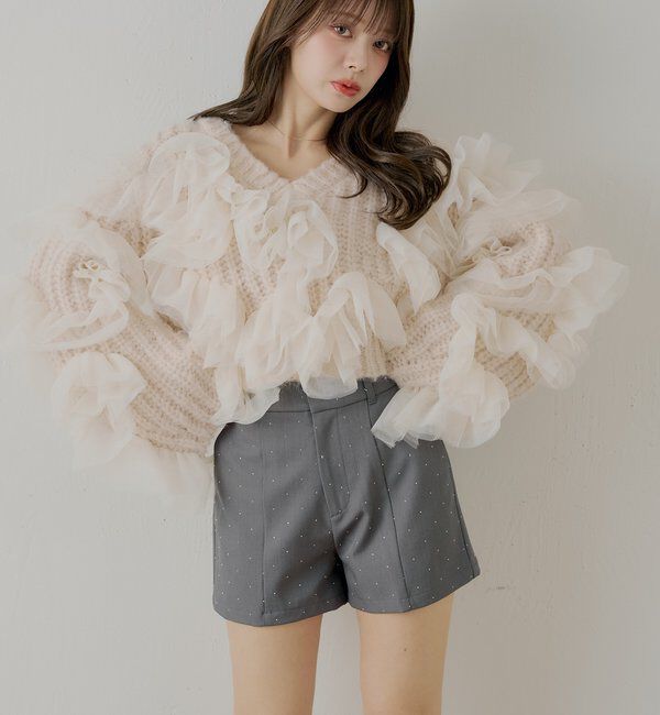  「ラインストーンショートパンツ」|チノ|