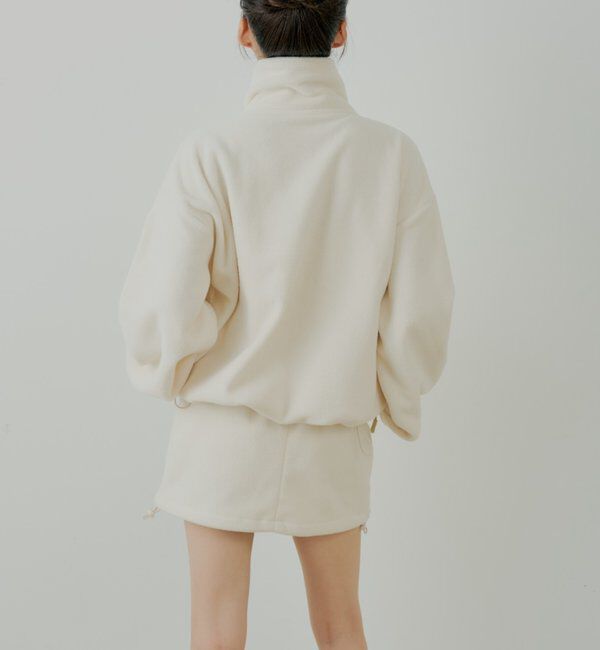  「【セットアップ対応】フリース台形ミニスカート」|スカート|