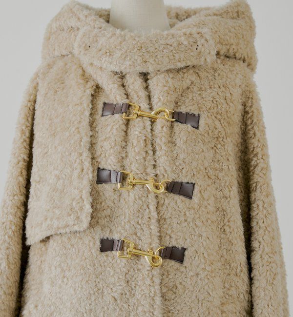  「【SALON by Chico】ショートボアフードロングダッフルコート」|その他|