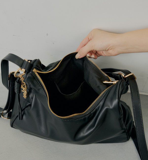  「ロゴチャーム付き3wayホーボーバッグ」|ボストンバッグ|