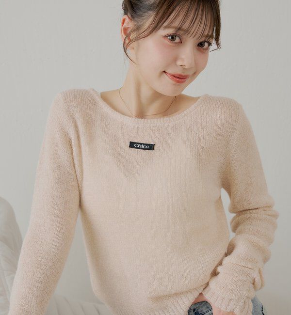  「ラメシアーコンパクトニット」|ニット・セーター|