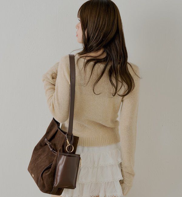  「ラメシアーコンパクトニット」|ニット・セーター|