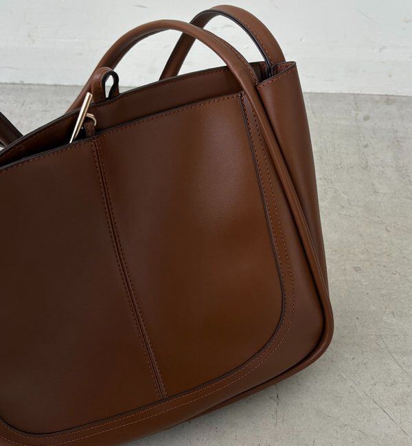  「【新色/ベージュ】トリミングトートバッグ」|トートバッグ|