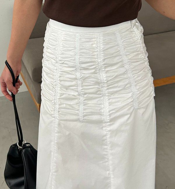  「ラインギャザースカート」|スカート|