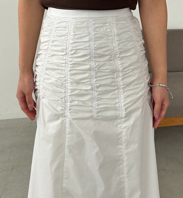  「ラインギャザースカート」|スカート|