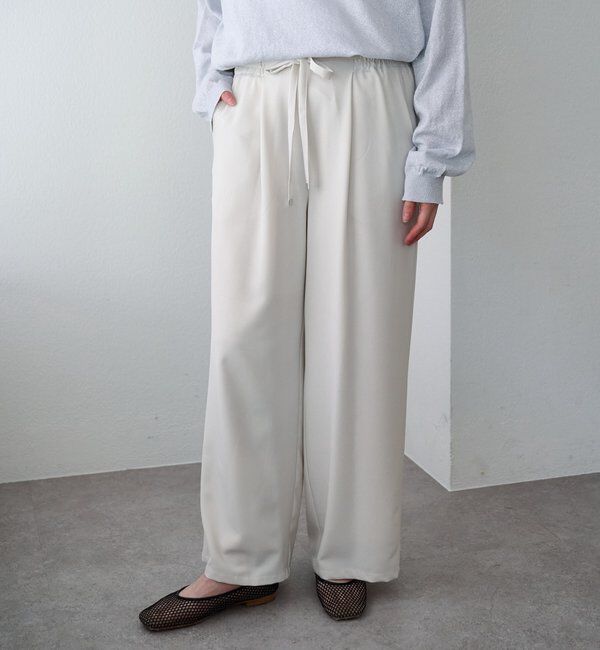  「ウエストデザインパンツ」|チノ|