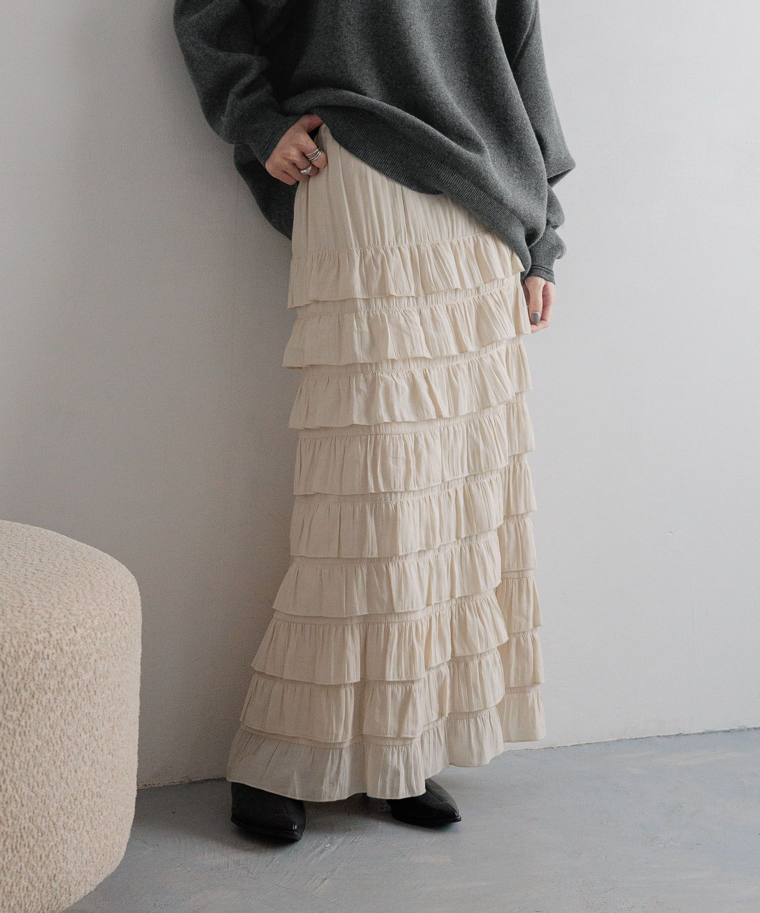 LOWRYS FARM「フリルスカート」|スカート|NTL