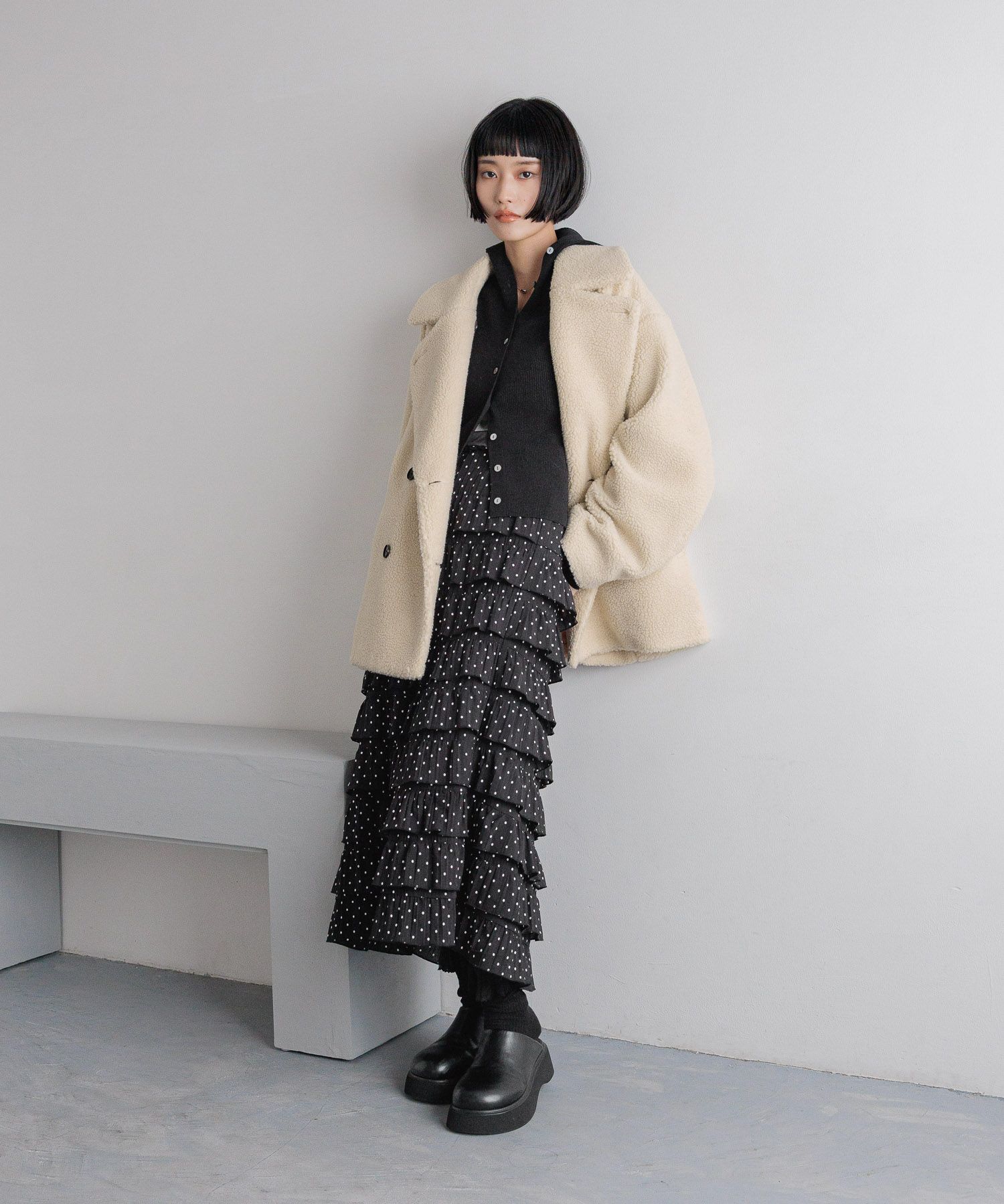 LOWRYS FARM「フリルスカート」|スカート|