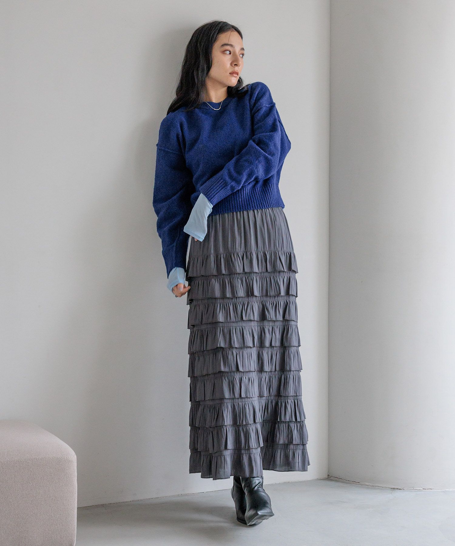 LOWRYS FARM「フリルスカート」|スカート|